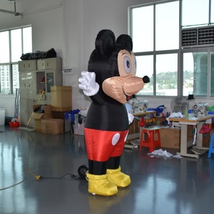 KeepFuns Mascotte Gonfiabile Gigante Personalizzata di Topolino, Modello Gonfiabile di <span class=keywords><strong>Personaggio</strong></span> dei Cartoni per Promozione Eventi e Feste - Product Image 3