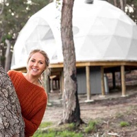 Offre Spéciale Galvanisé En Acier Géodésique Dôme Tente Pour la méditation de Yoga En Plein Air Événement