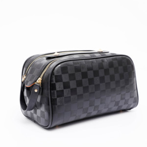 Mode <span class=keywords><strong>cuir</strong></span> portable femmes maquillage sac grande capacité fermeture éclair personnalisé maquillage sac de rangement avec <span class=keywords><strong>pochette</strong></span> dame voyage sacs à cosmétiques - Product Image 1