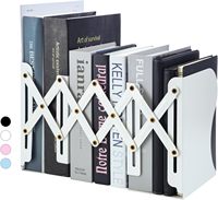 Rétractable Réglable Bureau Fichier Organisateur Titulaire Livre Fin Étagère Serre-Livres