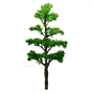 Sıcak satış mimari ölçekli modeller ağacı, minyatür ağacı tren düzeni için, yapay demir tel ağacı