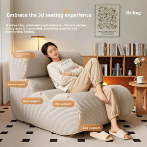 2026 Trending Knock-Down Square Upholstered <b>Sofa</b> for <b>Small</b> House-Contemporary Design Space-Saving Vacuum Compressed - Product Image 2