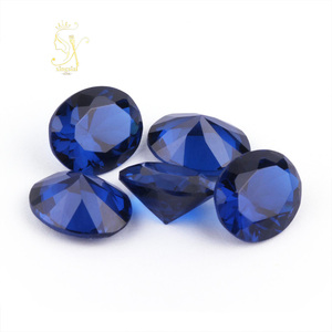 Perline Sciolte all'Ingrosso da 3*4mm a 15*20mm # Spinello Blu 113 per Creazione di <span class=keywords><strong>Gioielli</strong></span>, Zaffiro Sintetico Creato in Laboratorio, Spinello Sintetico Taglio Ovale - Product Image 3