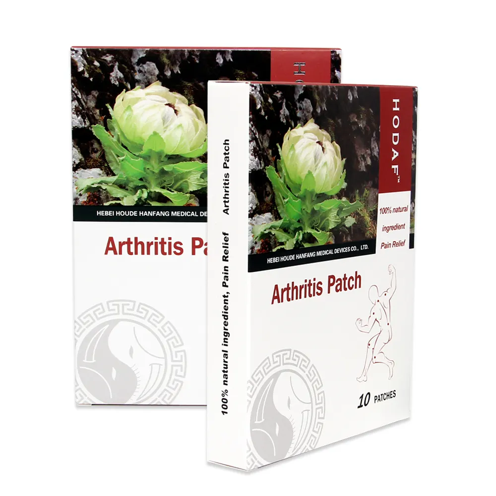 Parche Herbal para la artritis, para evitar cualquier efecto lateral en el estómago, el estómago, el riñón, en caso de administración Oral
