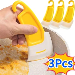 Espátula de limpieza Raspador de cocina Cepillo raspador de hoja suave Sartén sucia Olla Limpiador de platos Herramientas Cocina Herramienta para hornear Gadget de cocina - Product Image 1