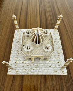 Plateformes d'approvisionnement directe usine : <span class=keywords><strong>Puzzle</strong></span> <span class=keywords><strong>3D</strong></span> éducatif DIY mini pour enfants, modèle <span class=keywords><strong>Taj</strong></span> <span class=keywords><strong>Mahal</strong></span> (monument emblématique d'Inde), produit phare - Product Image 3