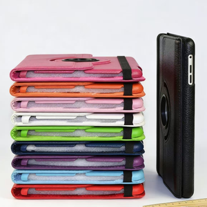 Étui de tablette en cuir avec logo OEM, vente en gros d'usine, pour Pad 6 6Pro 5 <span class=keywords><strong>5Pro</strong></span> Mi Pad SE, support rotatif à 360°, 28x22 - Product Image 6