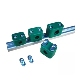 Abrazadera de riel de tubo Hardware Abrazaderas de tubería hidráulica Abrazadera de tubería de luz hidráulica de plástico - Product Image 1