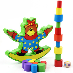 Jouet d'équilibre <span class=keywords><strong>en</strong></span> <span class=keywords><strong>bois</strong></span> <span class=keywords><strong>en</strong></span> forme d'ours, personnalisable, pour enfants, unisexe, <span class=keywords><strong>tour</strong></span> à empiler, jeu d'apprentissage des mathématiques pour les enfants <span class=keywords><strong>de</strong></span> 2 à 4 ans - Product Image 2