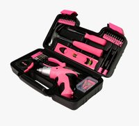 Kit d'outils multifonctionnel de 135 pièces pour l'entretien domestique, l'électricité et la menuiserie, perceuse électrique, tournevis