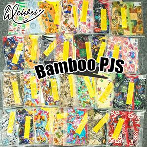 Weiwei versand bereit Bulk Bambus Pyjamas Mystery Box Kinder Zufällige Stile Charakter Druck Romer Baby Bambus Zippy Blind Box - Product Image 1