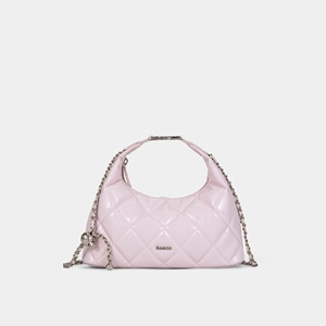 Nouveau style printemps-été - <span class=keywords><strong>Sac</strong></span> <span class=keywords><strong>à</strong></span> <span class=keywords><strong>main</strong></span> matelassé inspiré avec chaîne, <span class=keywords><strong>à</strong></span> porter <span class=keywords><strong>à</strong></span> l'épaule ou en bandoulière, avec fermeture éclair - Product Image 3