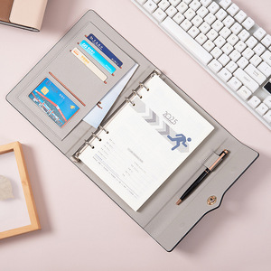 A5 Tùy Chỉnh Cao Cấp Doanh Nghiệp Cuộc Họp Phút Lá Lỏng Máy Tính Xách Tay Đơn Giản Phong Cách Ins Sáu Lỗ Máy Tính Xách Tay - Product Image 5