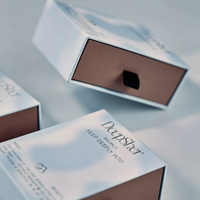 Boîte en carton rigide de 2 mm, personnalisée, haut de gamme, biodégradable, écologique, réutilisable, avec fermeture magnétique et poignée, pour masque pour les yeux et soins de la peau