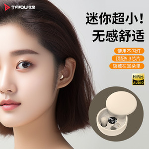 Taiou <b>Mini</b> In-Ear Wireless Bluetooth Earphones With 5.3 Chip HiRes Audio Comfortable Wear For Daily Use - Product Image 1