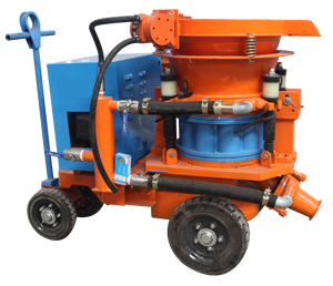 Neue schwere Nassbeton-Spritzmaschine für Trockenmischungen, tragbare Diesel-Spritzbetonmaschine für den Tunnelbau und Hangschutz - Product Image 5