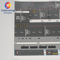 Autocollants techniques de marquage de navires en EVA haute définition, lavables, à transfert par glissement d'eau pour modèles de navires à l'échelle 1/350 et 1/700
