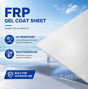 Panneau plat en polyester renforcé <span class=keywords><strong>de</strong></span> <span class=keywords><strong>fibre</strong></span> <span class=keywords><strong>de</strong></span> <span class=keywords><strong>verre</strong></span> (FRP), léger, imperméable, <span class=keywords><strong>pour</strong></span> les applications murales, <span class=keywords><strong>de</strong></span> <span class=keywords><strong>plafond</strong></span> et d'équipement - Product Image 1
