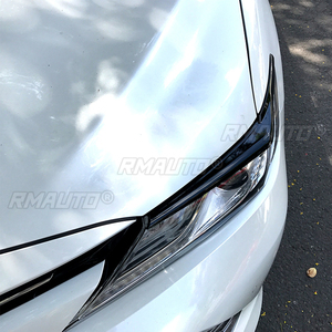 2 pièces de garnitures de phares de voiture pour Toyota Camry 2018+, autocollants de phares de voiture, garnitures de phares - Product Image 6