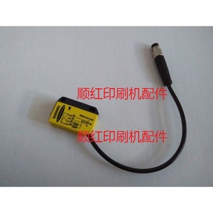 Sensor fotoeléctrico TURCK Q23SN6RQ, receptor de haz para piezas de impresora Roland, carga máxima de 100mA, 12 a 30V CC - Product Image 1