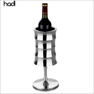 Seau à glace à <span class=keywords><strong>champagne</strong></span> <span class=keywords><strong>en</strong></span> acier à double paroi <span class=keywords><strong>en</strong></span> métal 5L avec support pour hôtel et restaurant approvisionnement refroidisseur de bière cadeau cadeau - Product Image 6