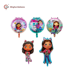 Globos <span class=keywords><strong>de</strong></span> Mylar <span class=keywords><strong>de</strong></span> <span class=keywords><strong>Gabby</strong></span>'s Dollhouse, Redondos <span class=keywords><strong>de</strong></span> 18 Pulgadas, <span class=keywords><strong>de</strong></span> Doble Cara, con Personaje <span class=keywords><strong>de</strong></span> <span class=keywords><strong>Gabby</strong></span> - Product Image 1