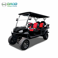 Voiturette de golf électrique 6 places DAOD, vente directe d'usine, prix compétitif, logo personnalisé, OEM ODM