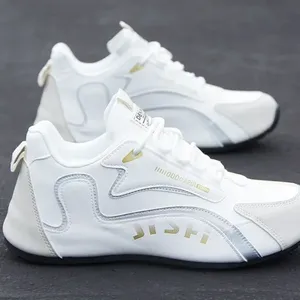 Chaussures de sport décontractées pour hommes, style rétro, <span class=keywords><strong>plateforme</strong></span>, en cuir PU imperméable, légères, respirantes, antidérapantes, pour le basketball - Product Image 4