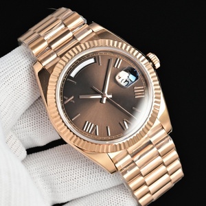 Reloj de lujo para hombre fabricado en fábrica, de acero inoxidable con material 904L y esfera de zafiro azul, mecánico automático, de alta calidad. - Product Image 1
