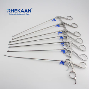 Instrumen Endoskopi Tulang Belakang untuk Discektomi Pulsi Interlaminar Endoskopik Uniportal, <span class=keywords><strong>Forceps</strong></span> Penjepit Bergerigi Fleksibel dari Baja Tahan Karat - Product Image 1