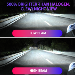 مصباح أمامي LED للسيارة من سلسلة RYD XF H7 مع عدسة صغيرة ووظيفة التوصيل والتشغيل، بقوة 6400 لومن و64 واط مع مروحة. - Product Image 6