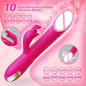 Estimulador de Clítoris de Silicona Recargable por USB, Vibrador de Punto <span class=keywords><strong>G</strong></span>, Vibrador de Empuje Rápido, Juguetes Sexuales para Mujeres y Parejas - Product Image 2