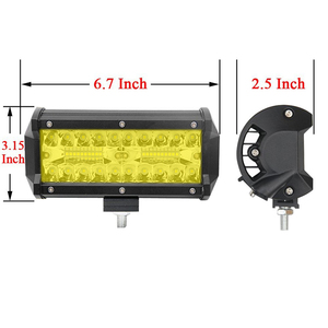 Barre de lumière de travail <span class=keywords><strong>Led</strong></span> 120W de 7 pouces, lumière de conduite de voiture pour camion tout-terrain 4Wd <span class=keywords><strong>4X4</strong></span> Uaz Suv Atv moto <span class=keywords><strong>rampe</strong></span> 12V 24V Auto <span class=keywords><strong>Led</strong></span> lama - Product Image 5