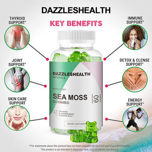 शाकाहारी कार्बनिक जंगली बैंगनी समुद्र के मॉस वजन घटाने विटामिन त्वचा देखभाल गुम्मीज पूरक - Product Image 4