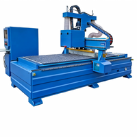 Machine de découpe CNC à haute précision 1325 ATC pour meubles en bois et armoires, avec changeur d'outils automatique et table à vide