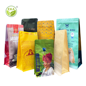 Individuell bedrucktes Aluminium Americano Ventil acht Seiten Siegel Papier Kaffeebohnen Verpackungs beutel Stand Up Zip Lock Beutel Kaffee beutel - Product Image 1