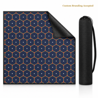 Tapis de Mahjong à grille hexagonale sans règles, 31,5x31,5 pouces, accessoires de Mahjong américain, articles de Mahjong, tissu de Mahjong, tapis pour tuiles de Mahjong