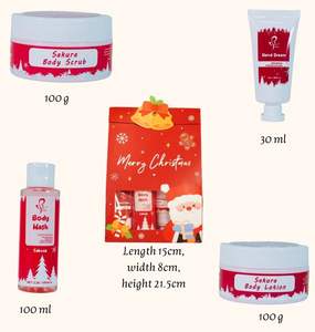 Set Regalo Spa da Bagno di Lusso Personalizzato OEM, Set Scrub Corpo Naturale a Marchio Privato con Oltre 18 Anni di Esperienza - Product Image 4