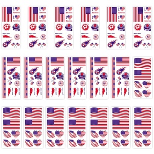 Pegatinas de Tatuaje Personalizables con la <span class=keywords><strong>Bandera</strong></span> de EE. UU., Resistentes al Agua y Ecológicas, para Eventos Deportivos y Equipos de Animación - Product Image 5