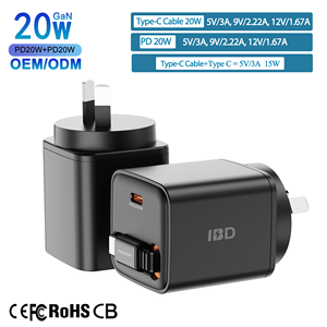 <span class=keywords><strong>Cargador</strong></span> de Pared IBD <span class=keywords><strong>Original</strong></span> PD de 20 W con <span class=keywords><strong>Cable</strong></span> Retráctil Gan, 2 Puertos Tipo C en 1, Carga Rápida para Teléfonos Móviles <span class=keywords><strong>iPhone</strong></span> y Android - Product Image 3