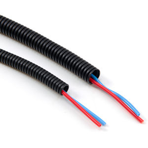 3/8 Tubos Corrugados HDPE Conducto Flexible UV Rated-Tubo Eléctrico Corrugado <span class=keywords><strong>para</strong></span> Cableado <span class=keywords><strong>Exterior</strong></span> y Aplicaciones Industriales - Product Image 2