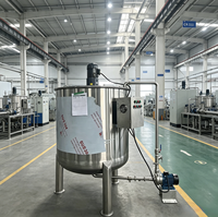 Mélangeur de colle avec agitateur, réservoir en acier inoxydable SUS304, 220V, boîtier antidéflagrant, pour peinture, détergent, poudre chimique, automatique