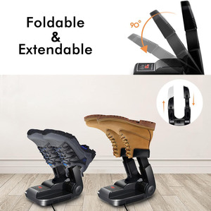 Nouveau Chauffe-chaussures de voyage intelligent avec minuterie, pliable et portable, stérilisateur de bottes, séchage régulier, séche-chaussures électriques pour bureau 1 - Product Image 2