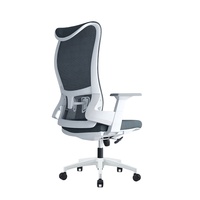 Meubles Foshan vente en gros pas cher chaise de travail d'ordinateur dossier haut pleine maille pivotante chaise de bureau ergonomique de direction moderne