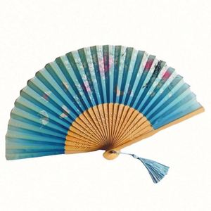 Abanico Plegable de Bambú Personalizado de 33 cm (13 Pulgadas) con Efecto UV, Abanico para Festivales y Fiestas, Abanico con Diseño Gráfico Grande - Product Image 6