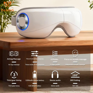 PAKISS Eye Massager with 6 Modes-with Heat, Air Pressure,<b>Vibration</b>&Music,Timer Function for Sleep Aid,Ideal for Home/Travel/Gift - Product Image 4