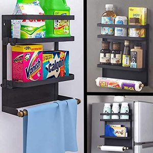 Porte-<span class=keywords><strong>épices</strong></span> magnétique pour réfrigérateur Porte-serviettes en papier magnétique <span class=keywords><strong>Étagère</strong></span> magnétique Organisateur <span class=keywords><strong>à</strong></span> <span class=keywords><strong>épices</strong></span> magnétique pour réfrigérateur - Product Image 6