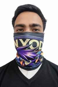 ผ้าโพลีสแปนเด็กซ์พรีเมียม ยืดได้ 4 ทิศทาง พิมพ์ลายแบบซับลิเมชั่นเต็มผืน ปรับแต่งได้ตามต้องการ ผ้าพันคอ 9 in 1 แบบบาลาคลาวา สำหรับกิจกรรมกลางแจ้ง ป้องกันฝุ่น - Product Image 3