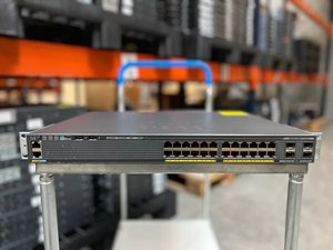 <span class=keywords><strong>Catalyst</strong></span> 2960x-24ps-<span class=keywords><strong>l</strong></span> WS-C2960X-24PS-<span class=keywords><strong>L</strong></span> le commutateur réseau gérable de Poe de 24 ports de la série Cisco 2960x - Product Image 2