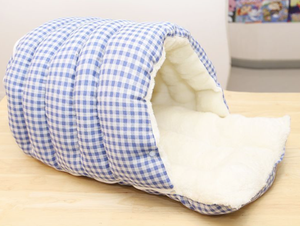 冬用 暖か 小型ペットベッド 猫・犬兼用 取り外し可能 洗える 半密閉型 2WAY 柔らか素材 傷に強い 快適ペットハウス - Product Image 2